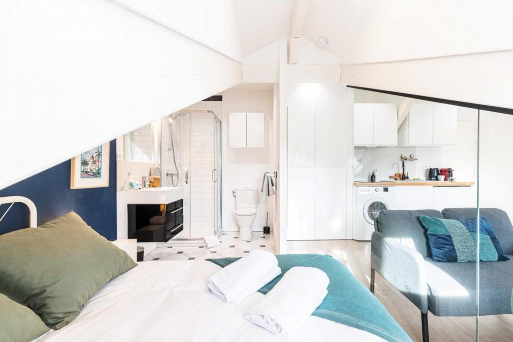 Deroulede - Superb Studio Suite W Ac Downtown Nice Buitenkant foto
