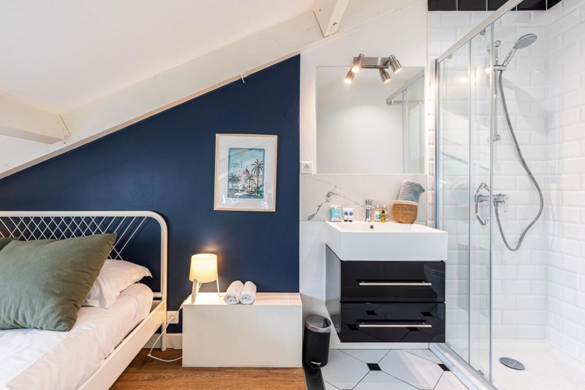 Deroulede - Superb Studio Suite W Ac Downtown Nice Buitenkant foto
