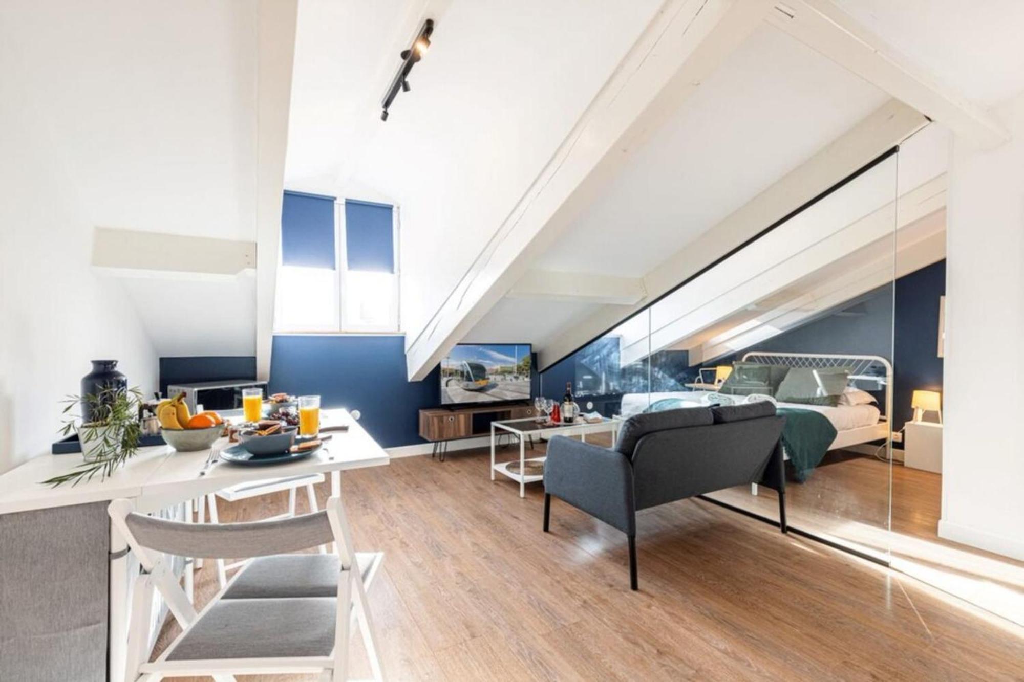 Deroulede - Superb Studio Suite W Ac Downtown Nice Buitenkant foto