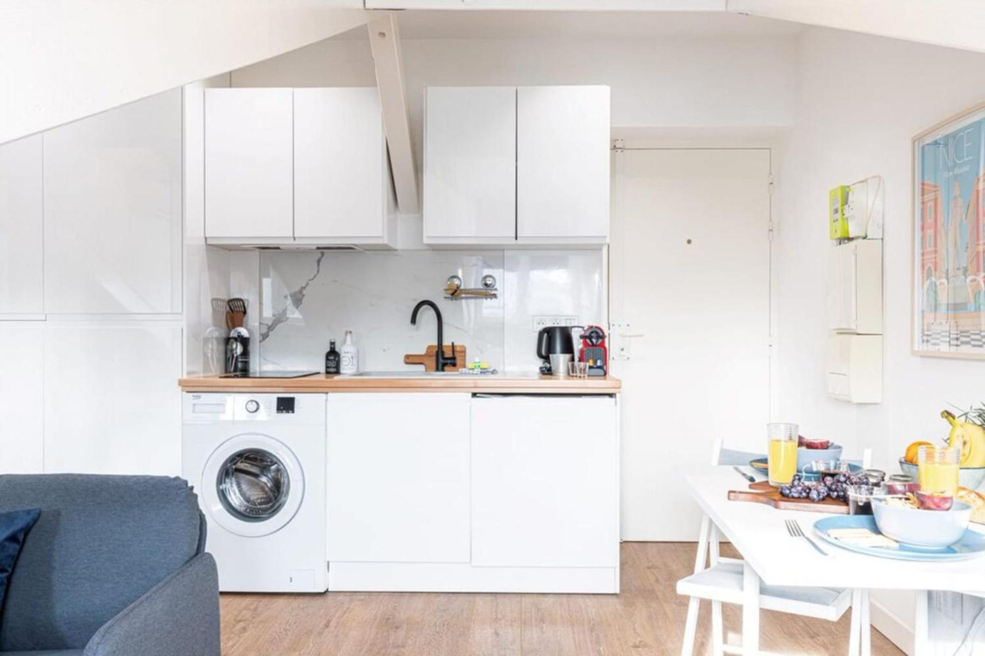 Deroulede - Superb Studio Suite W Ac Downtown Nice Buitenkant foto